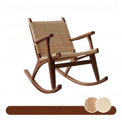 Modern Simple Style Wood Rocking Chair Couch Set