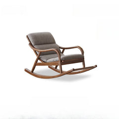 Scandinavian style rocking chair on a living room floor