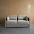 inviting living room with stylish sofa