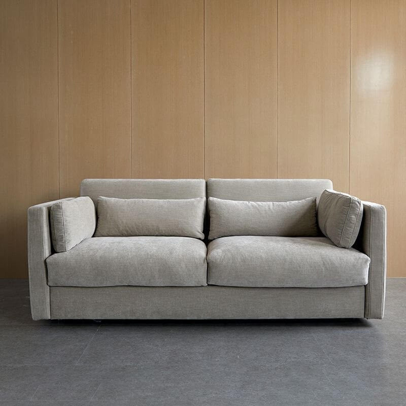 comfortable sofa bed with spring and latex fill