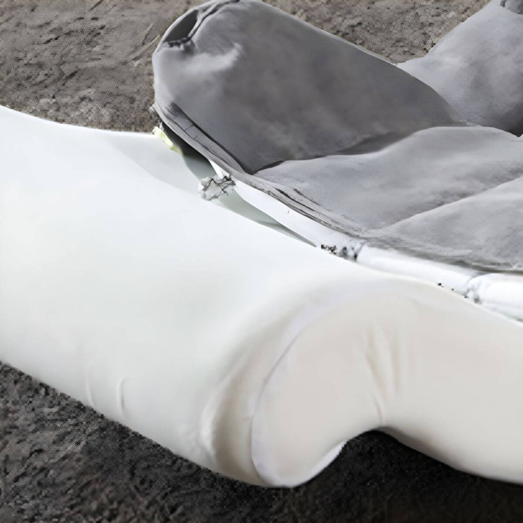 Cozy rocking chair in sky blue