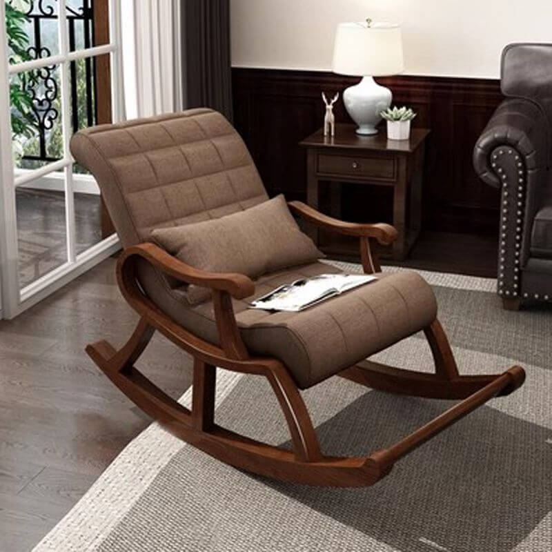 Sleek design rocking chair for nursery