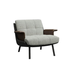 modern solid color arm chair front view