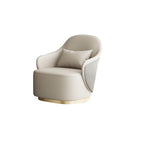 plush pillow back chair