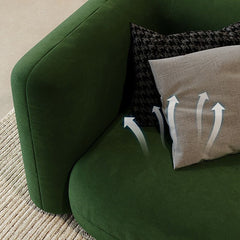 contemporary olive green furniture