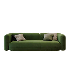 modern olive green sofa