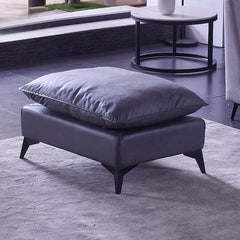 Rectangle ottoman serving as footrest