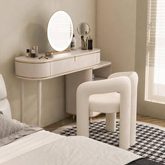 Pink Modern Solid Color Vanity Stool Stylish Design