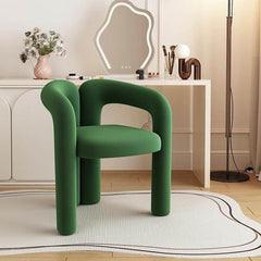 Modern Solid Color Vanity Stool Green