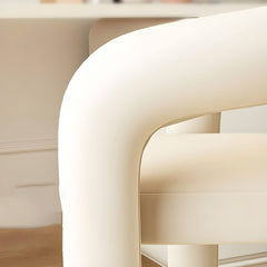 Stylish solid color vanity stool