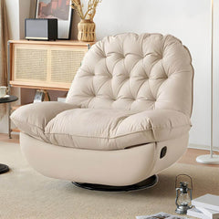 Recliner with swivel rocker base