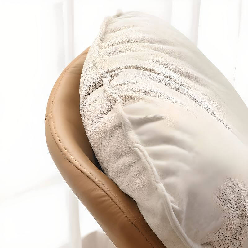 Modern Stationary Rocking Chair with Ottoman, Rear & Footstool Secondary image