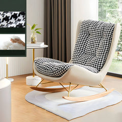 elegant rocking chair with modern style