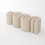 Comfortable seat of the accent stool