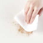 Black accent stool in interior decor