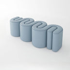 Versatile accent stool in living room