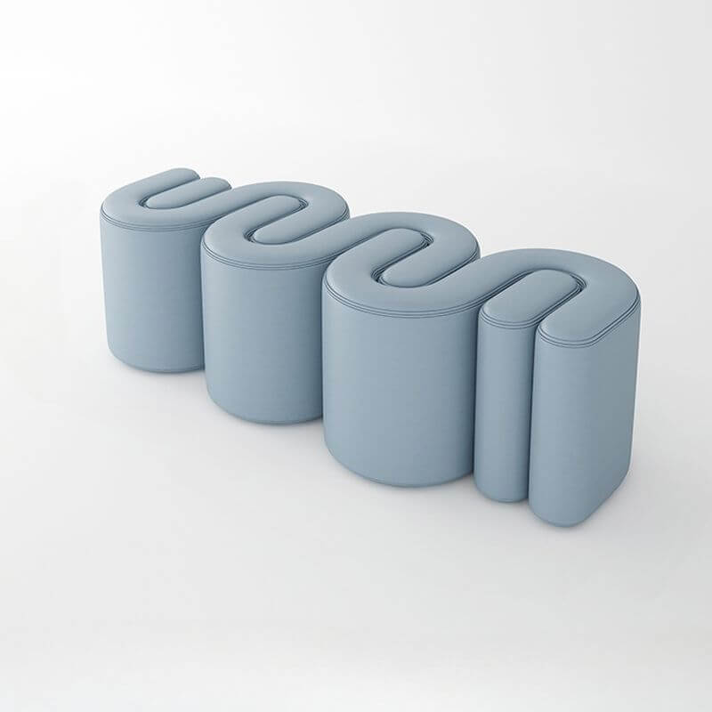 Versatile accent stool in living room