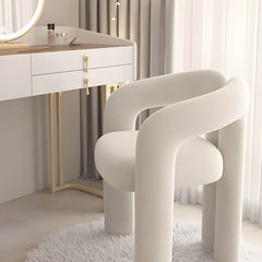 Versatile vanity stool perfect for makeup application