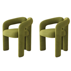 Non-swivel leg design vanity stool