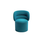 Beige Vanity Stool with Solid Color Design