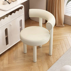 Grey Vanity Stool with Legs