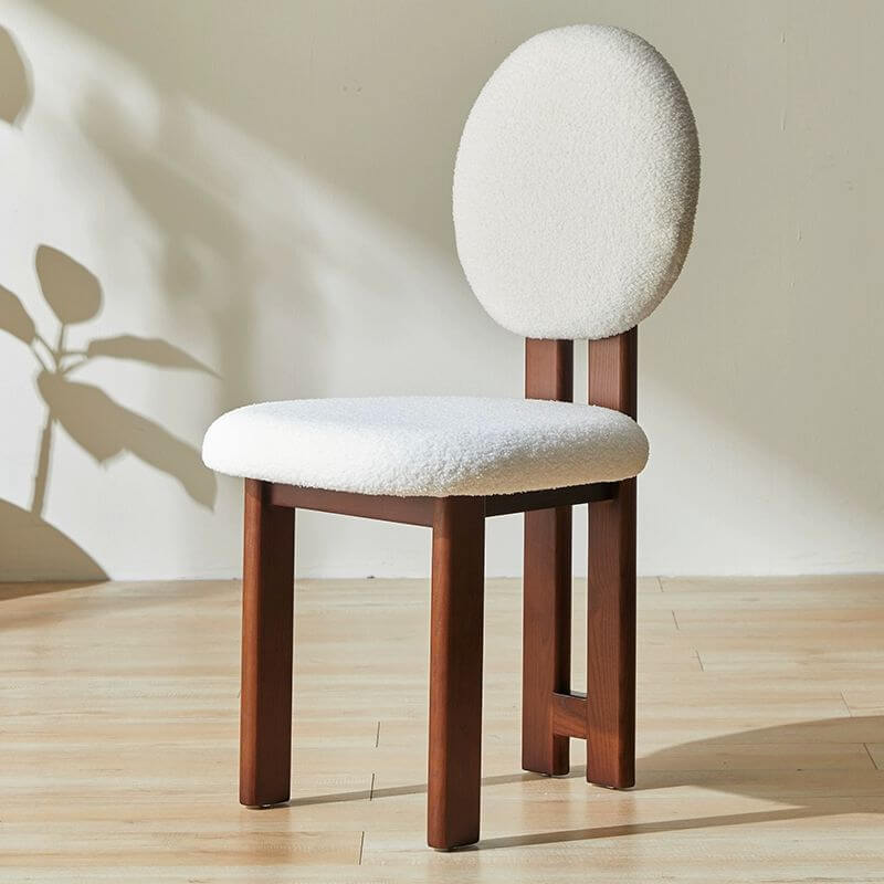 Round back vanity stool design