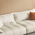 Modern design floor sofa with two pillows