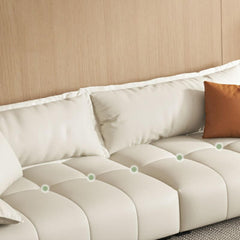 Modern design floor sofa with two pillows