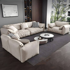 Sofa with three pillows