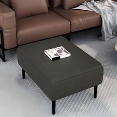 blue water-resistant ottoman with a sleek look