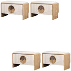 Ottoman with storage space open