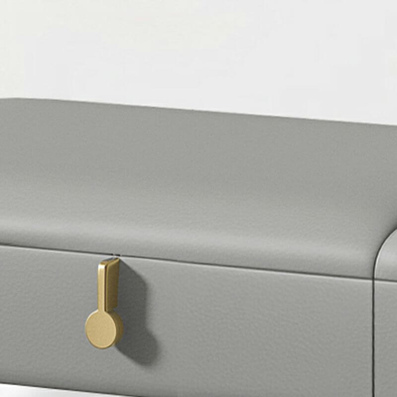 Multipurpose rectangular ottoman with sleek design