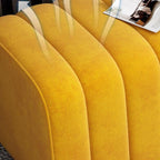 Comfortable pouf with sponge seat fill