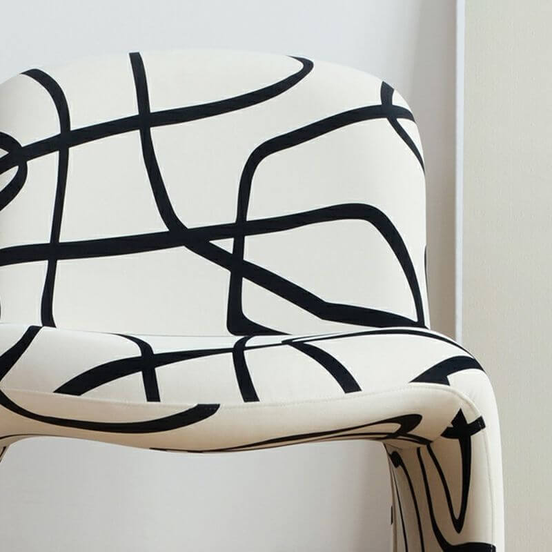 Chic abstract chair for home decor