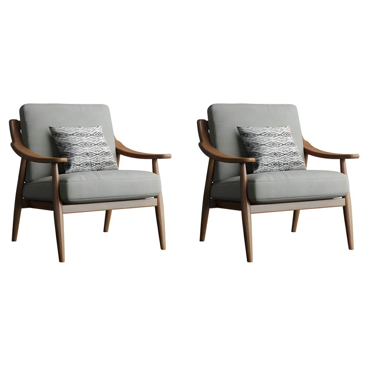 fuzzy fabric cushioned chair for home decor