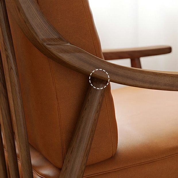 non-reclining arm chair with elegant design