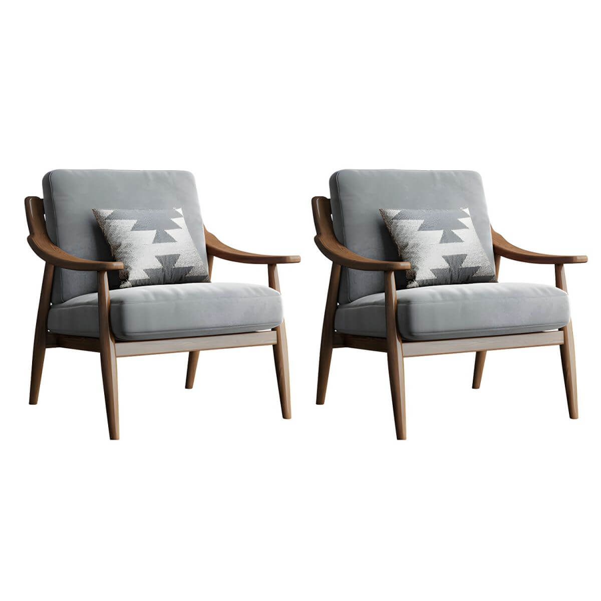 cocoa colored arm chair in living room