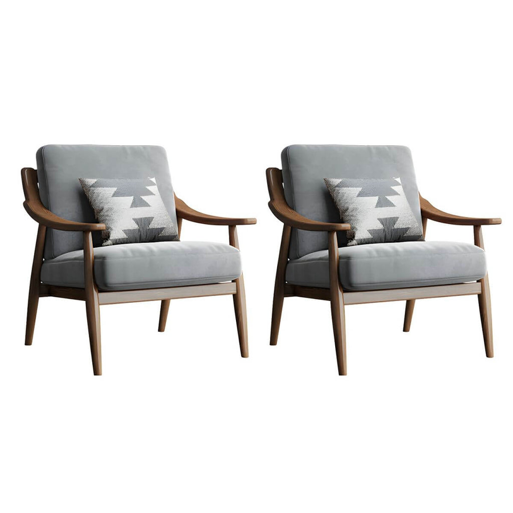 cocoa colored arm chair in living room