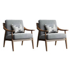 cocoa colored arm chair in living room