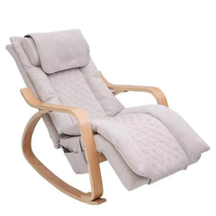 Elegant indoor rocking chair with plush padding