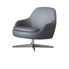 Modish Rotatable Arm Chair in Solid Color