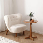 Tufted Back of Accent Chair