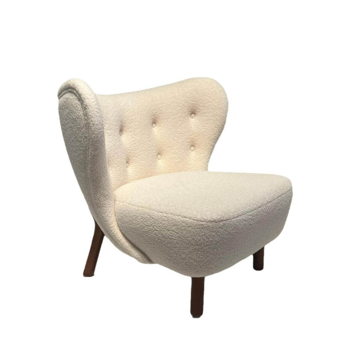 Elegant White Accent Chair