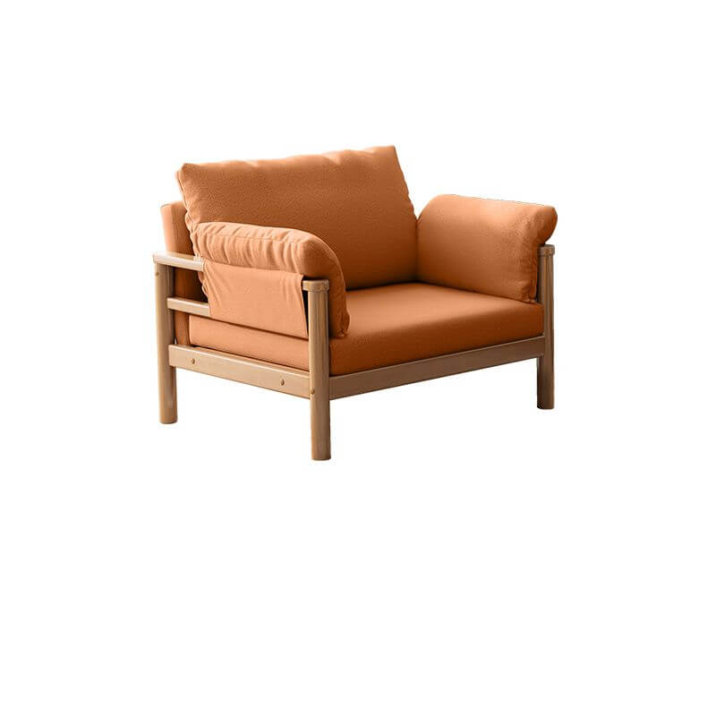 Pillow back detail of Modish Arm Chair