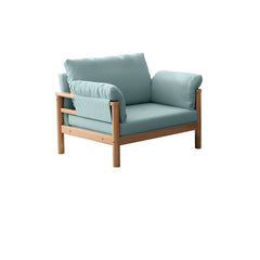 Removable cushion feature of the arm chair