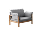 Solid Color Fabric Arm Chair with armrests