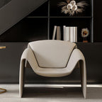 Solid color armchair for stylish decor