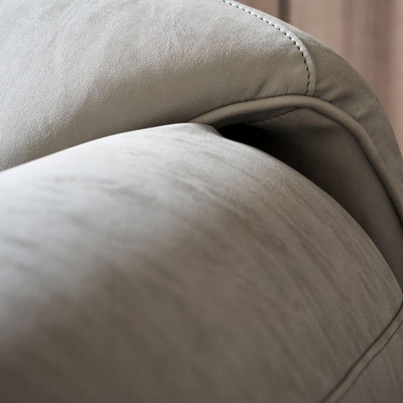 Chic foam armchair surrounded by decor