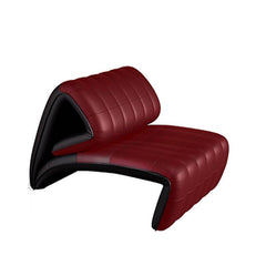 Stylish solid color side chair for relaxation