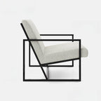 Elegant Square Arm of Accent Chair